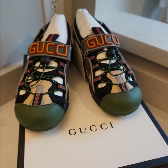 Gucci Tinsel Sports Sandal, Size 7, New - Picture 2 of 4